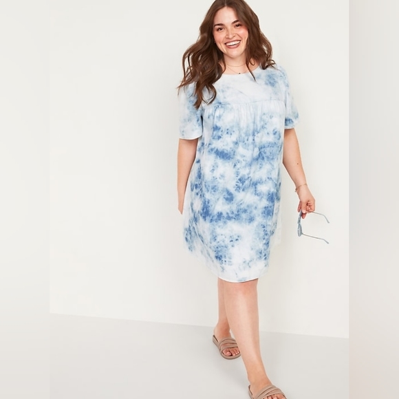 Tie dye swing dress - Picture 1 of 4